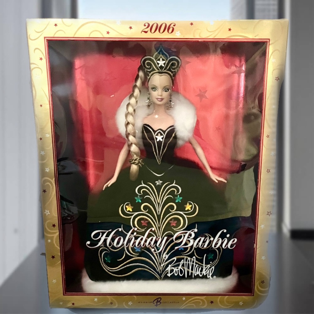 2006 Bob Mackie Holiday Barbie NIB, Never Opened an elegant collectable